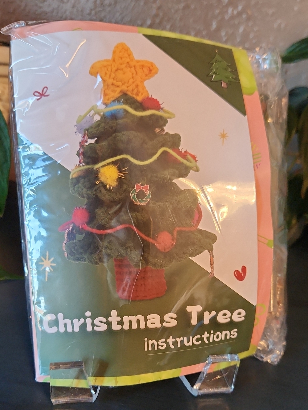 Crochet Christmas Tree Craft Kit DIY NEW